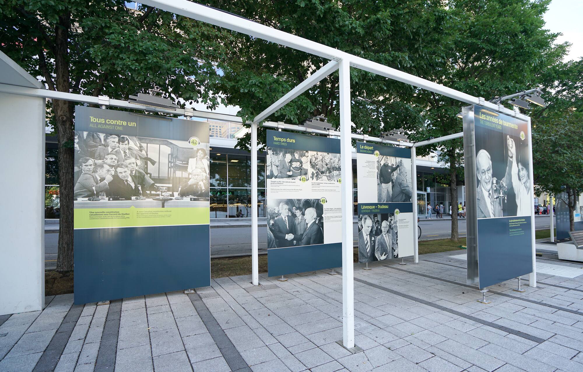 Inauguration de l'espace René-Lévesque: le parcours visuel d’un homme d ...