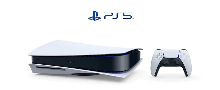 La console de jeu Playstation 5 de Sony