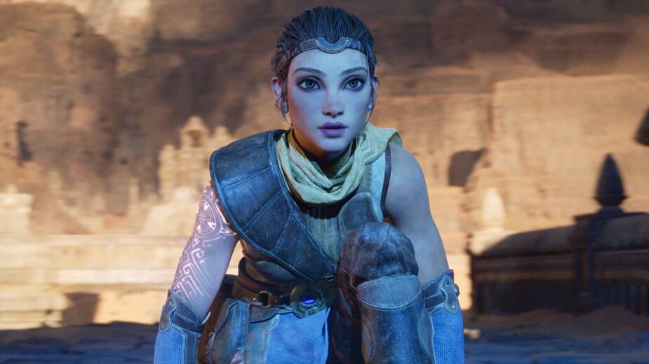 Une image tirée de la démo technique d'Unreal Engine 5, développée par Epic Games sur la PS5