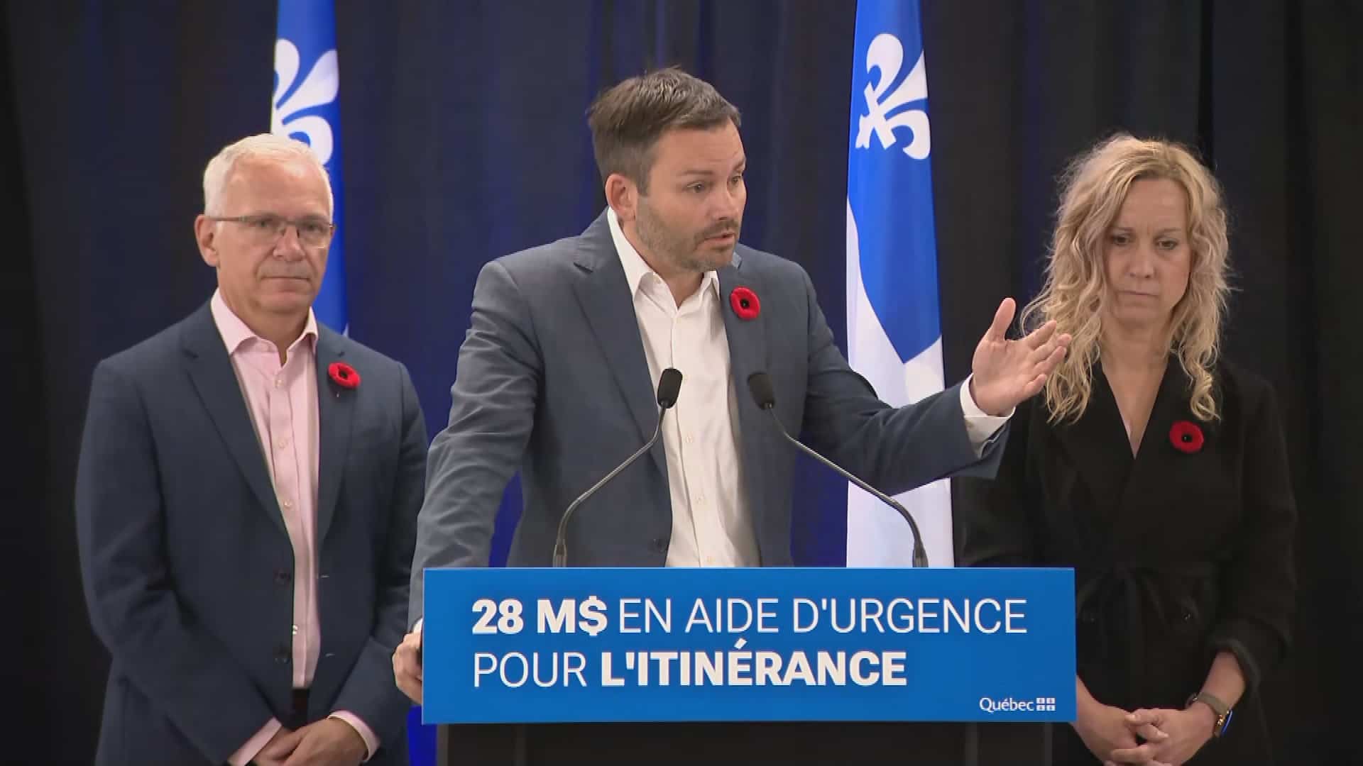 PSPP débloque une aide d’urgence de 28 millions $ pour la crise de l’itinérance