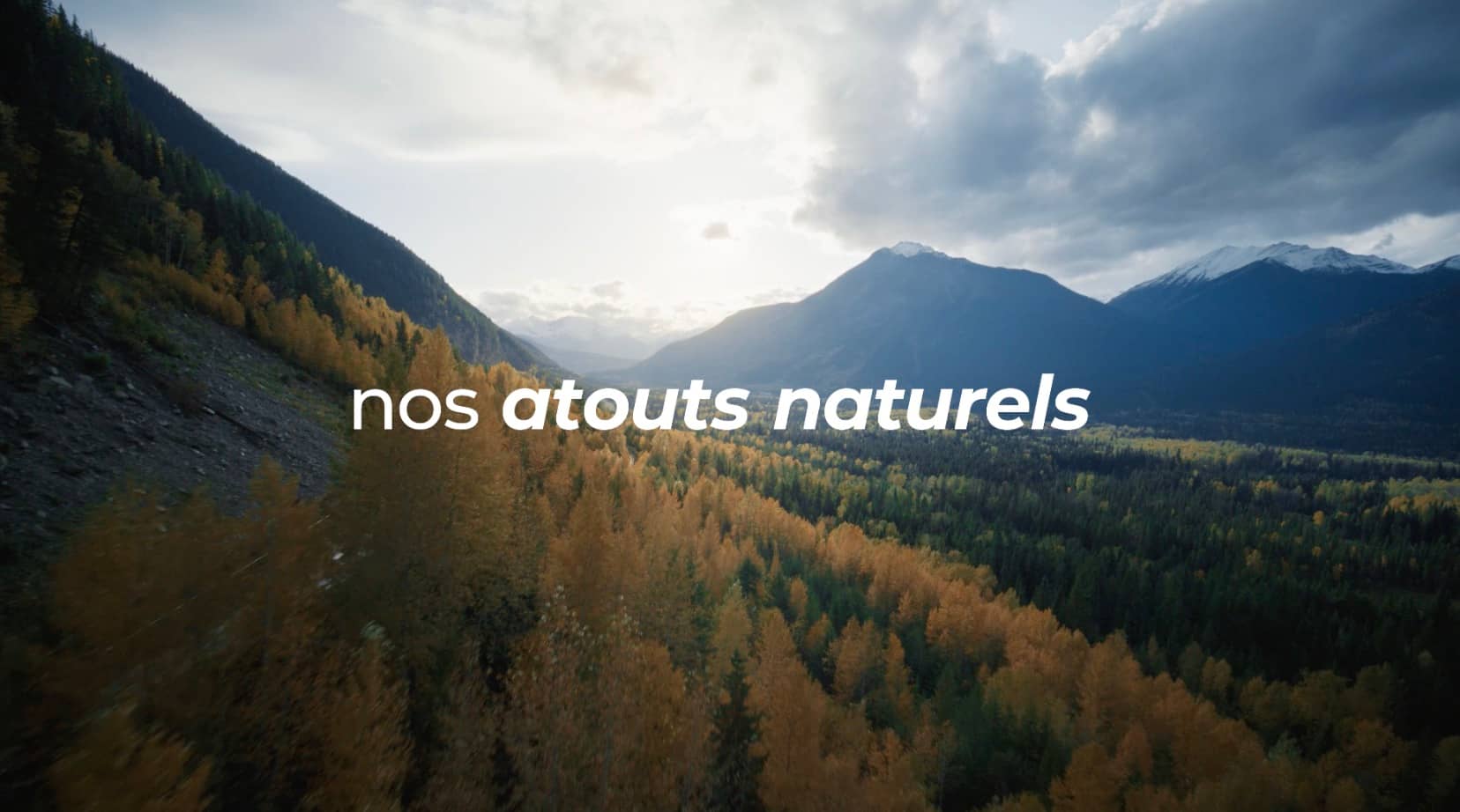 Image issue d'une publicité patriotique du gouvernement du Canada diffusée pendant la Coupe du Monde.