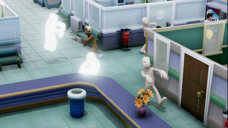 Image principale de l'article Two Point Hospital sort sur consoles avec deux DLC