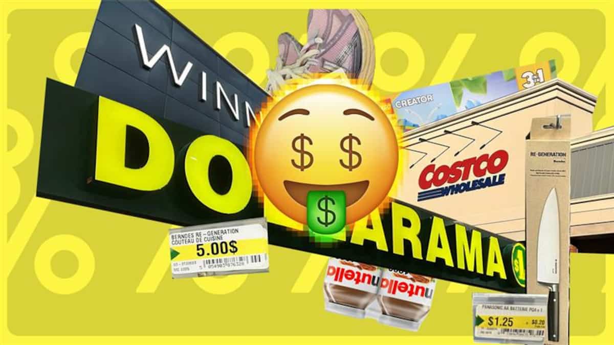 Comment des magasins comme Dollarama, Winners et Costco vendent des marques à rabais
