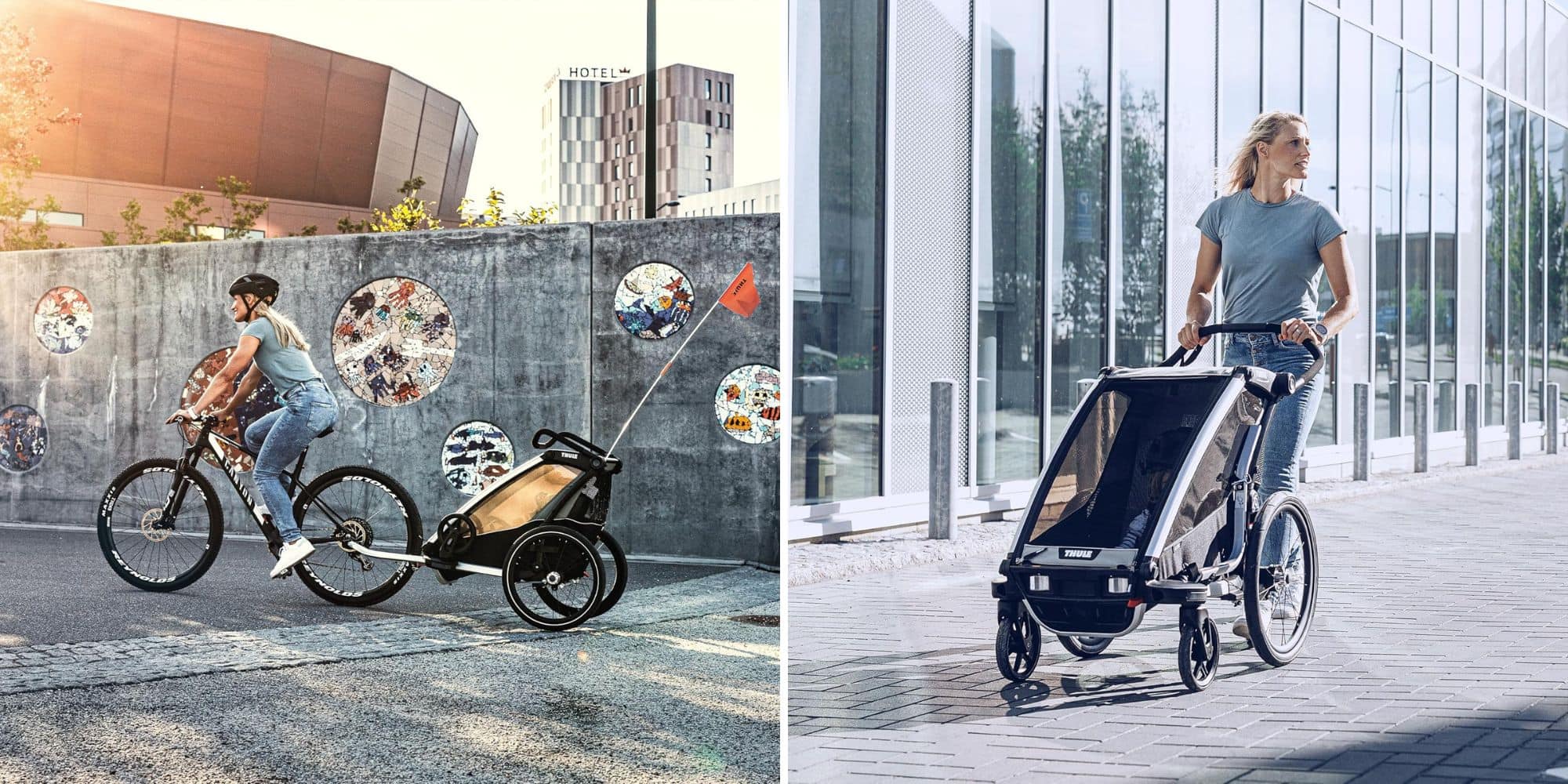 Ce chariot de vélo Thule est en rabais 