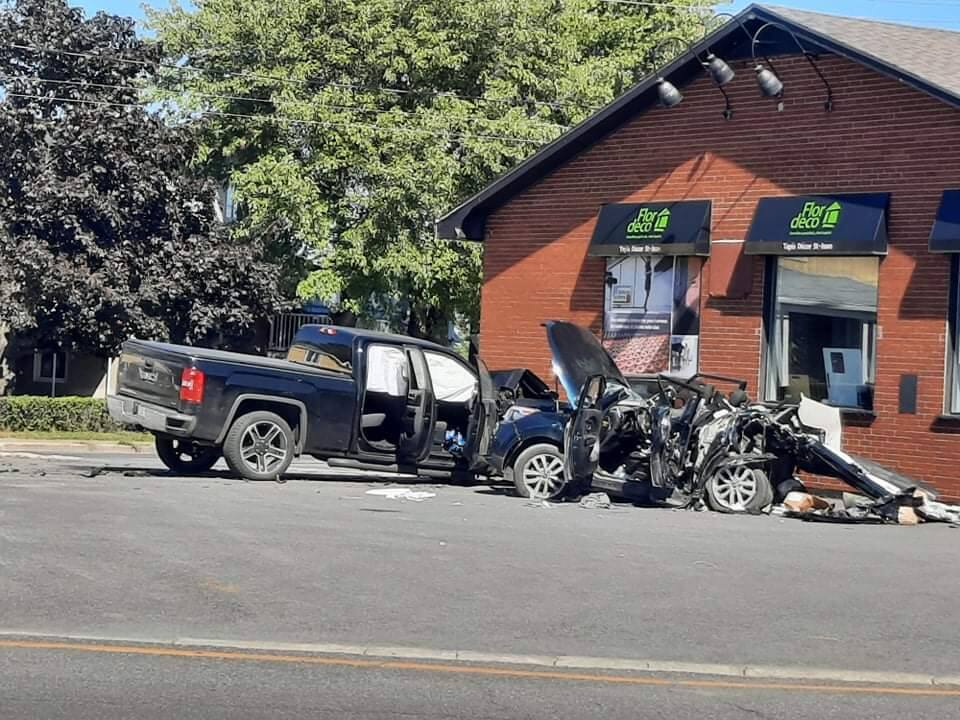 Une m&egrave;re et ses deux filles tu&eacute;es dans un accident &agrave; Saint-Jean-sur-Richelieu