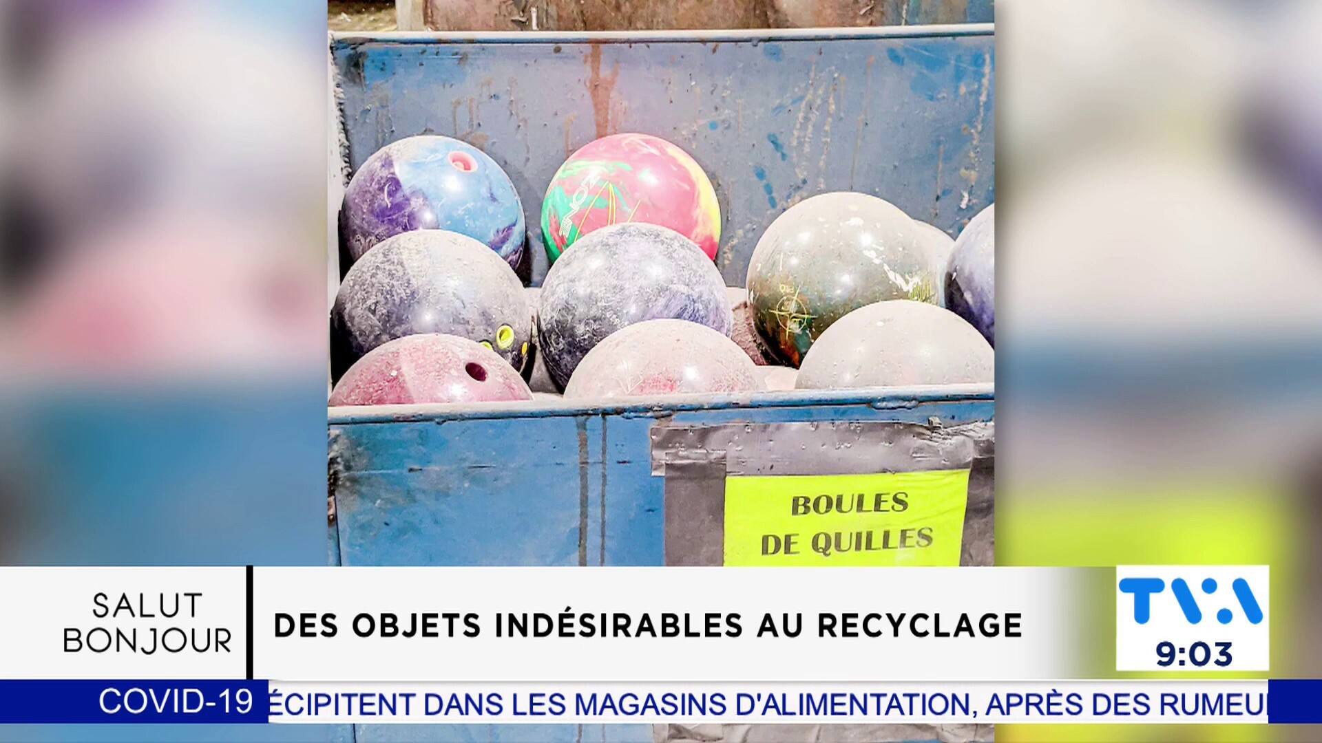 Des déchets plein le recyclage