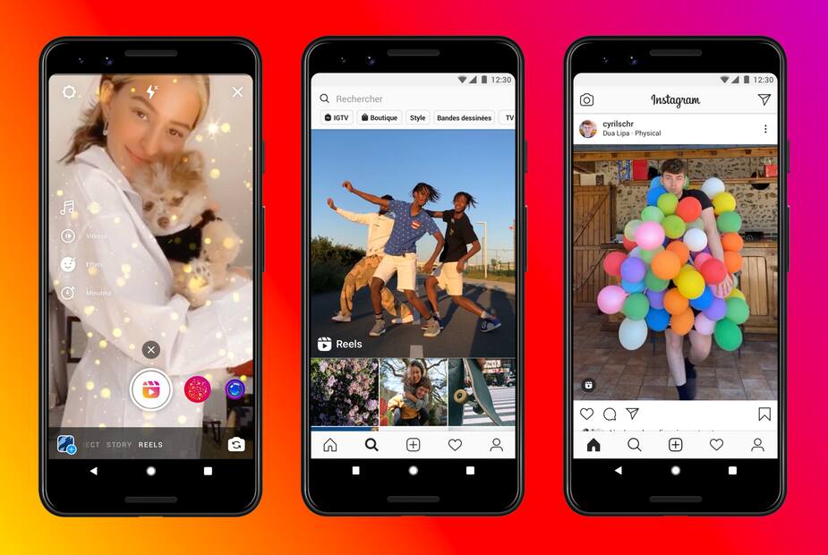 Image principale de l'article Instagram s'inspire de TikTok avec Reels