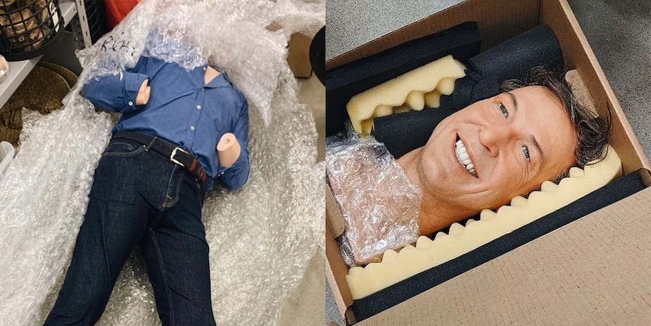 Image principale de l'article Les images de sa statue de cire sont terrifiantes