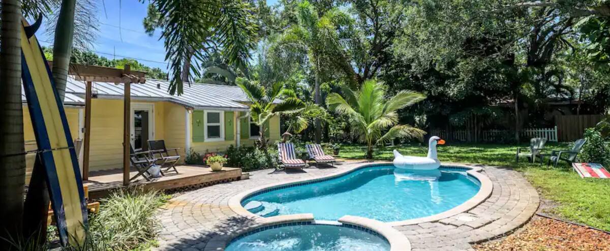 Floride: 9 maisons Airbnb avec piscine à louer à Fort Lauderdale