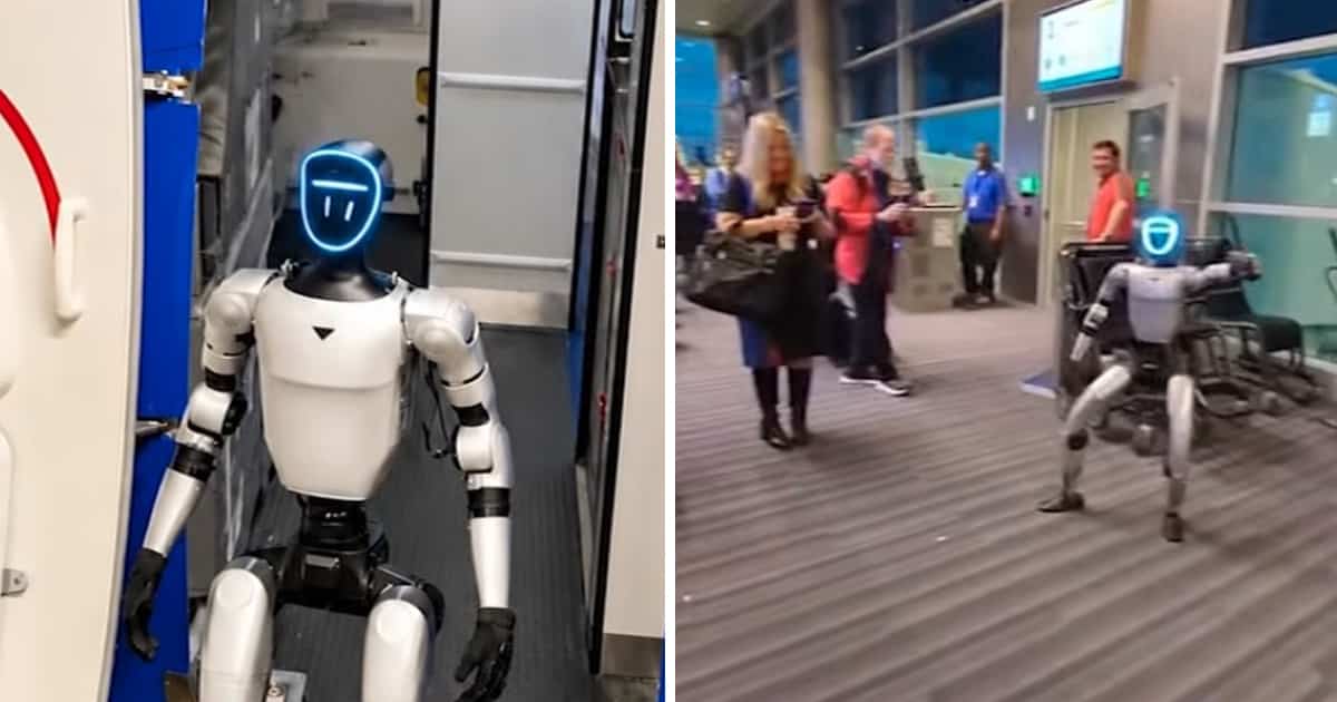 Image principale de l'article Un robot passager d’un avion cause un délai