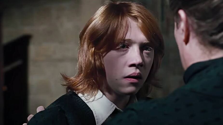 Rupert Grint dans Harry Potter et la Coupe de feu