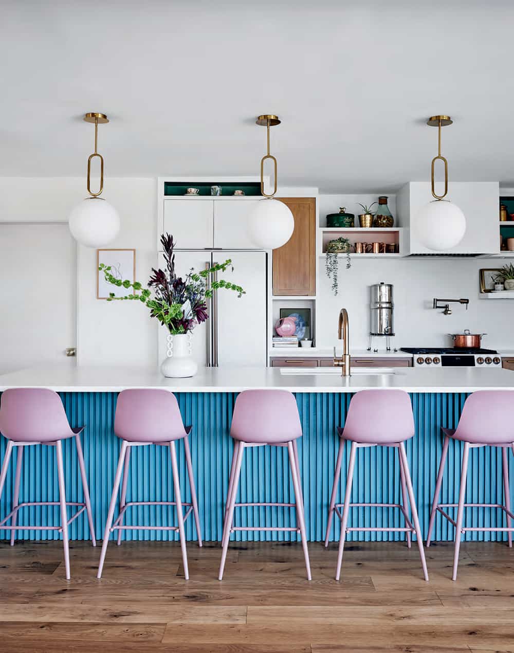 Un bungalow des années 1950 tout en rose