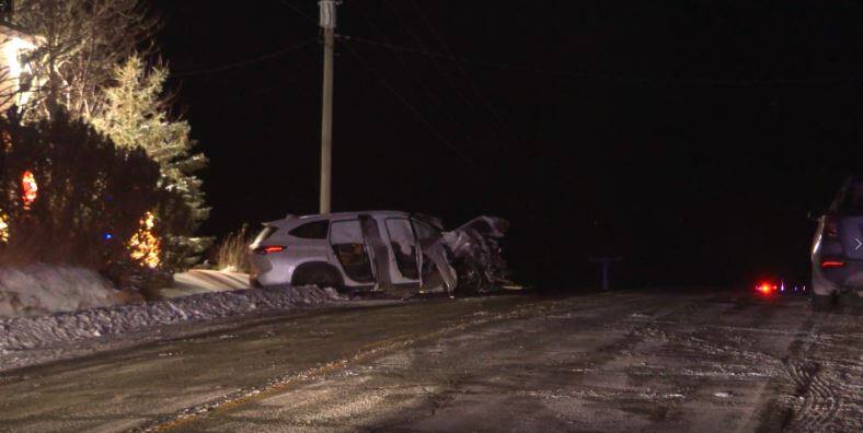 Un décès et trois blessés dans une collision à RouynNoranda TVA