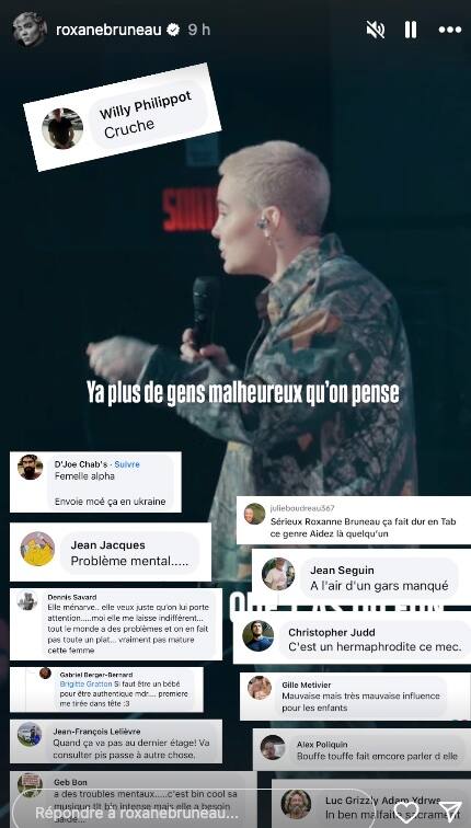 Roxane Bruneau dénonce les nombreux messages haineux qu’elle a reçus ...