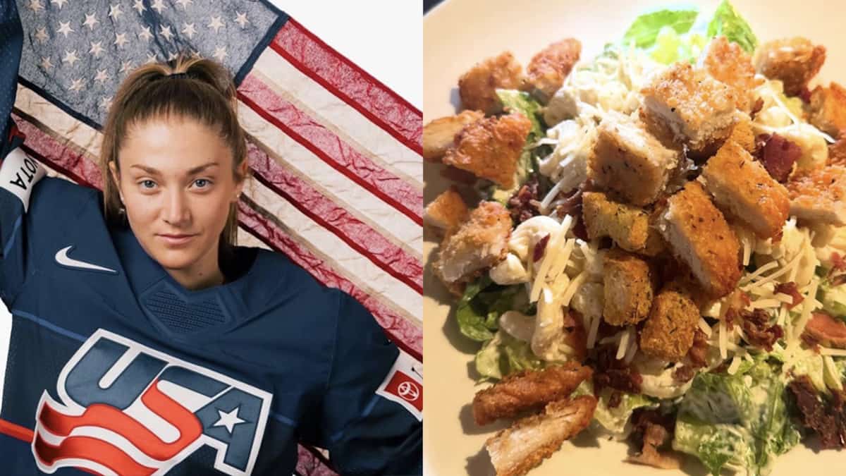 De l'or olympique aux notes de salade César: la gardienne de l'équipe américaine de hockey féminin devient virale