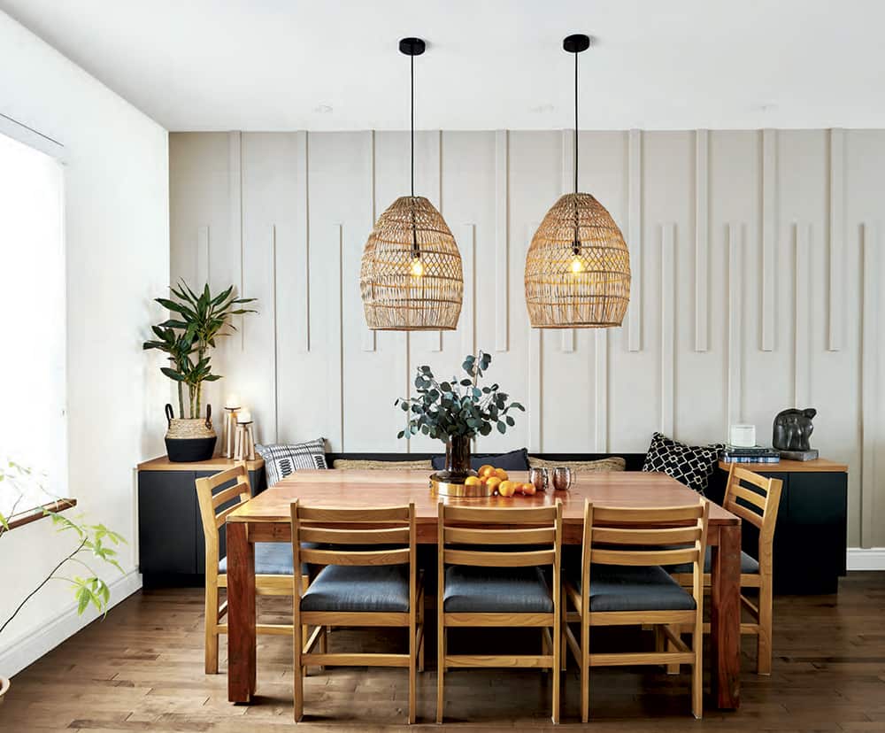 Visite d'une chaleureuse salle à manger revisitée