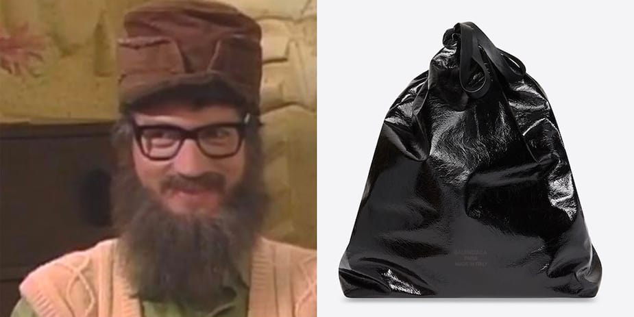 Image principale de l'article Un sac à poubelles griffé en vente pour 1790$ US