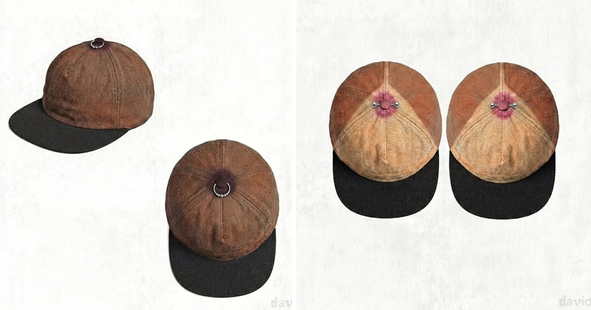 Image principale de l'article Il vient d’inventer les «casquettes mamelons»