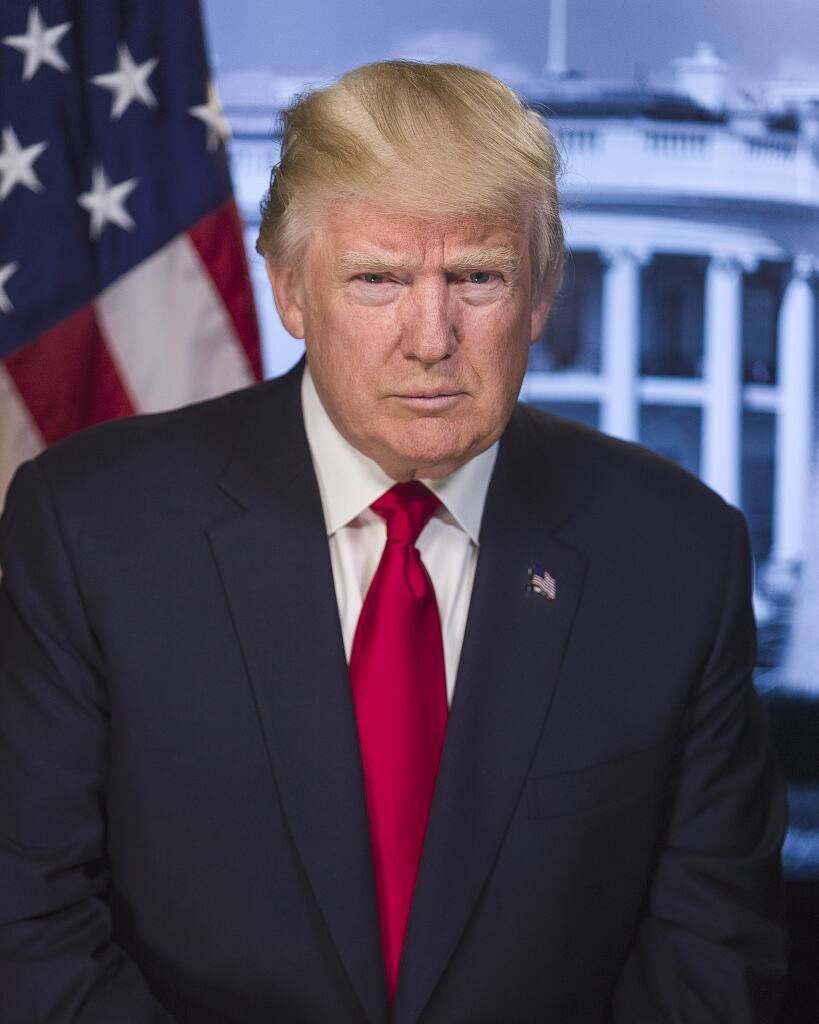 FOTO | Revelado el retrato oficial de Donald Trump