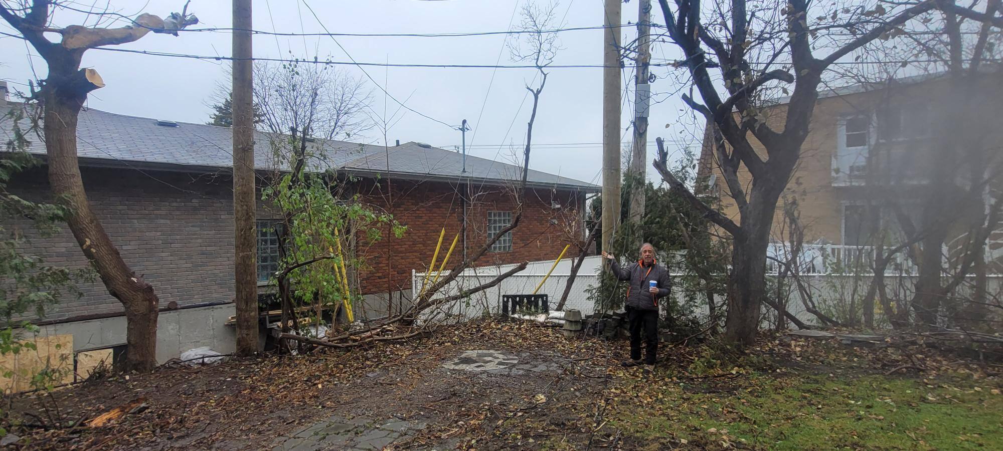 Hydro-Québec Leaves a Resident’s Property in Ruins After Emergency Repairs