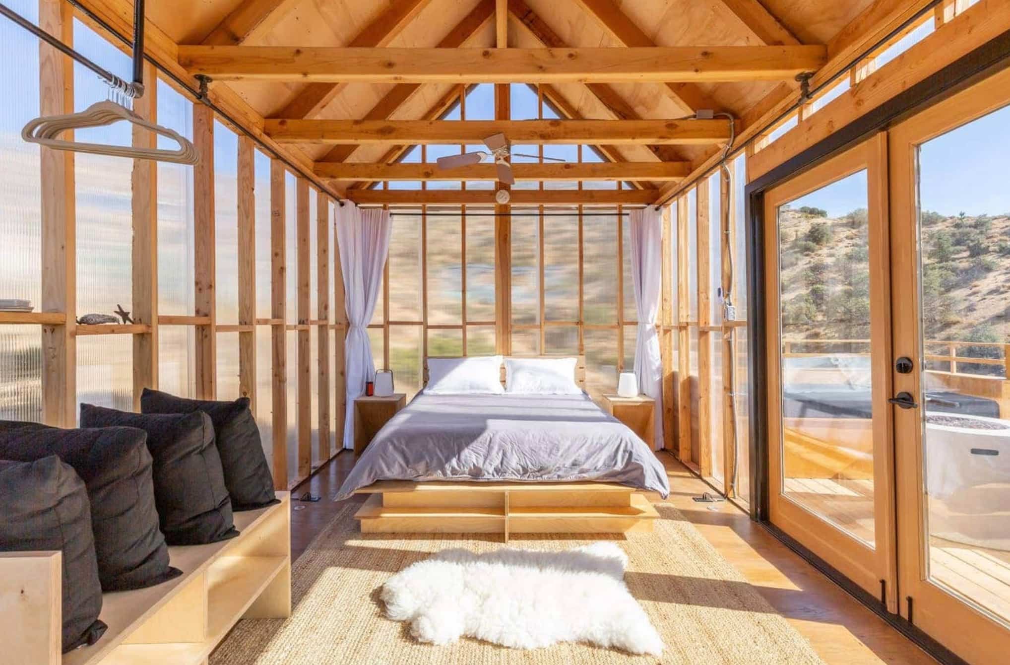 Une cabine en plein coeur du désert à louer