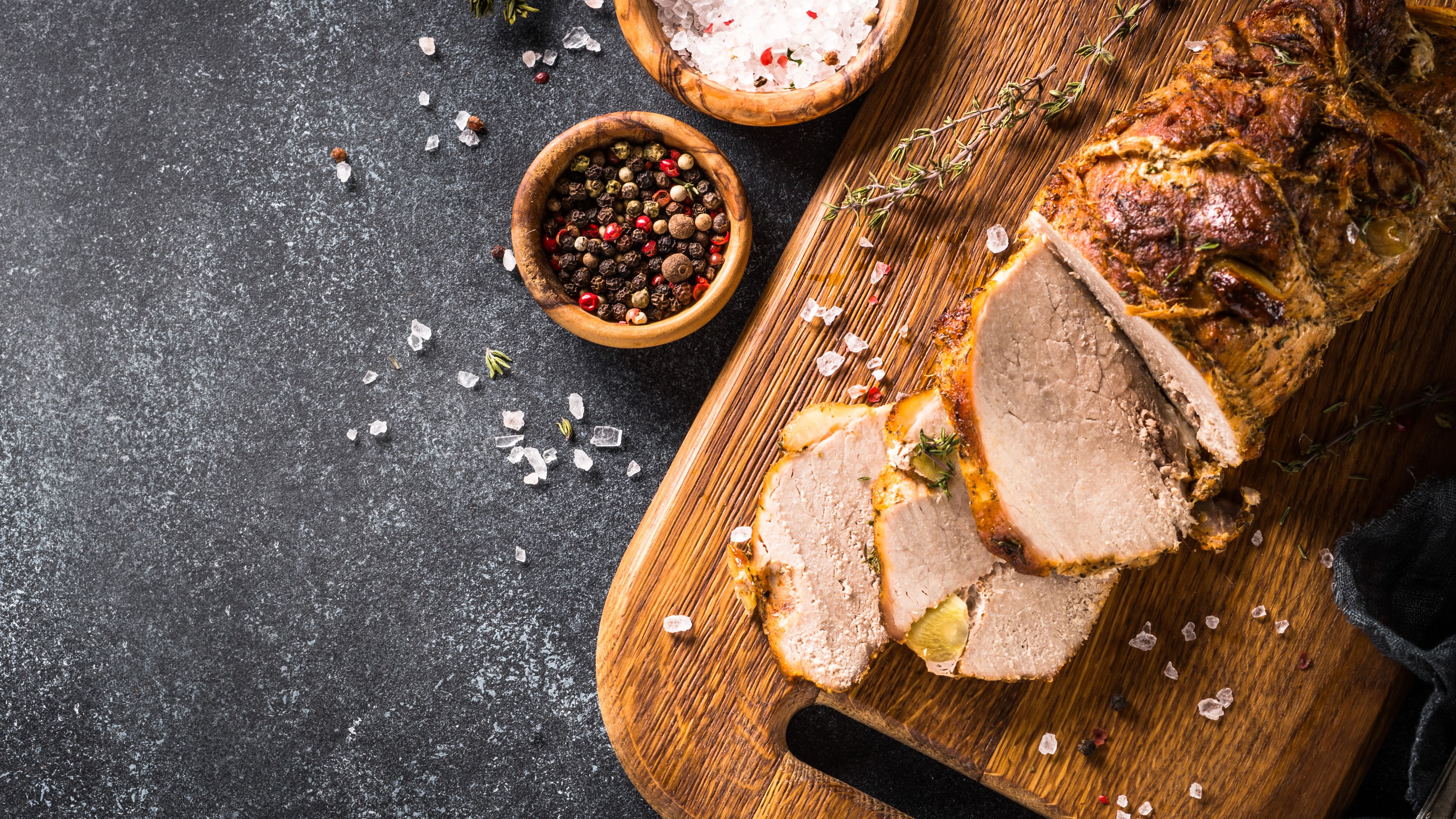 Longe de porc en saumure, à la bière et au miel 