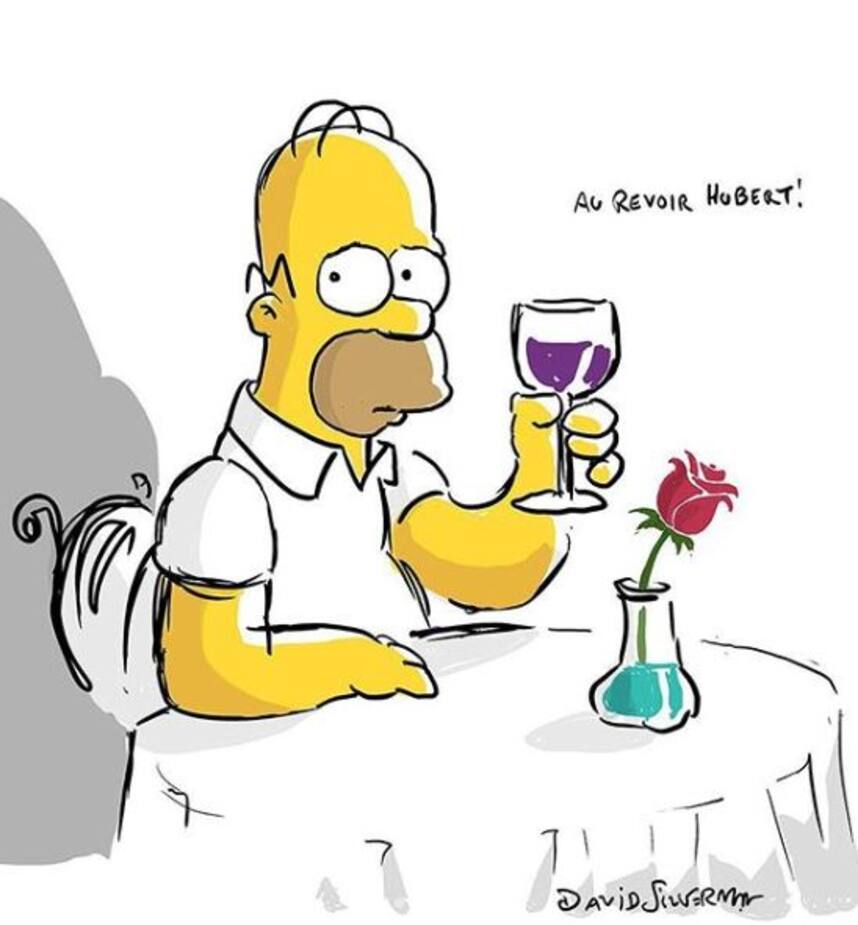 Image principale de l'article Les Simpson rendent hommage à Hubert Gagnon