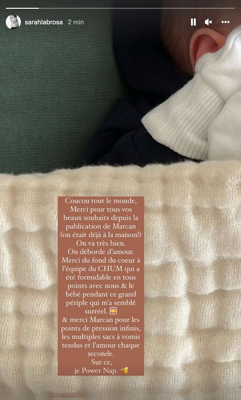 Sarah Jeanne Labrosse Enceinte De Combien De Mois
