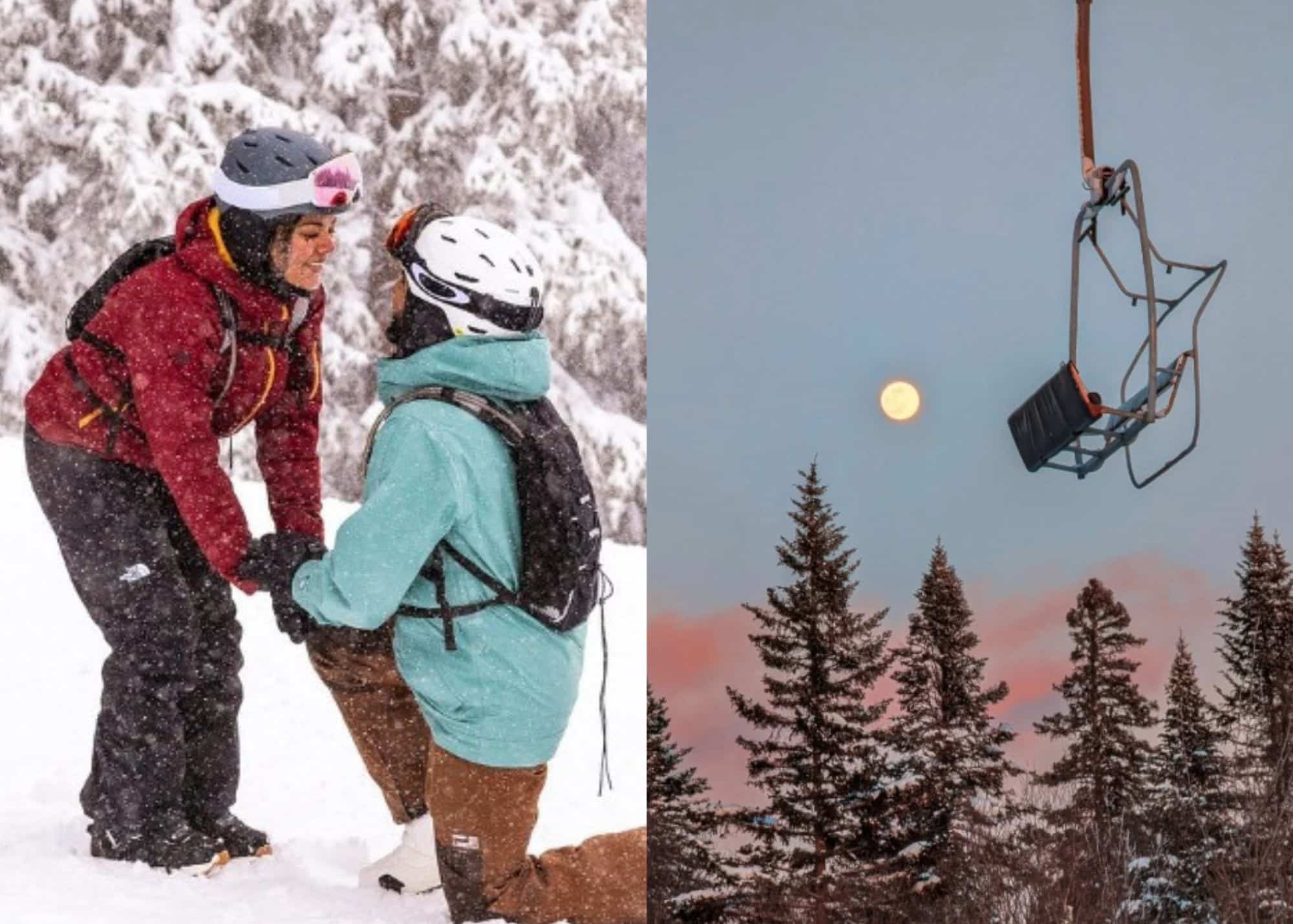 Vous pouvez trouver l'amour sur les pistes de ski