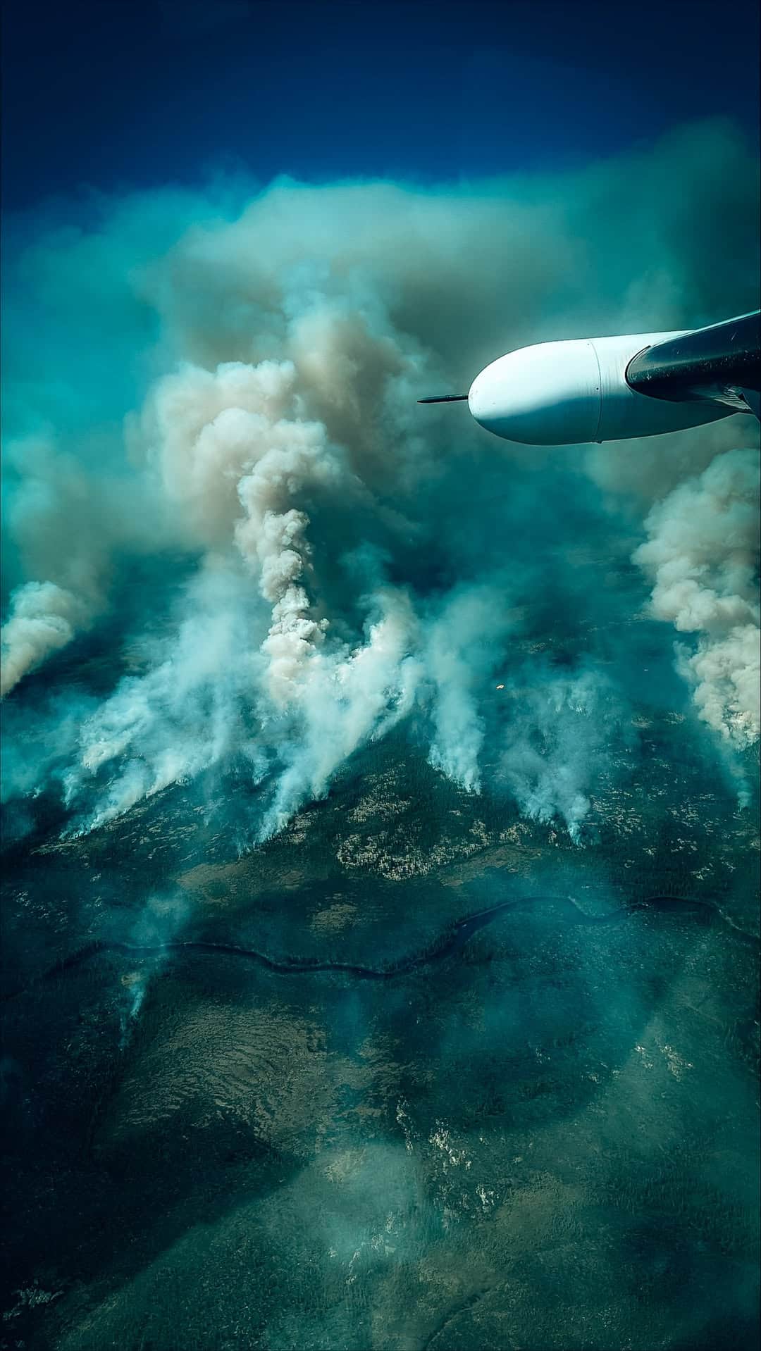 Un feu de forêt progresse vers des lignes d'Hydro-Québec près de Chisasibi