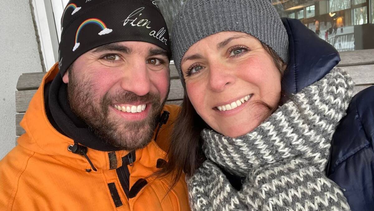 Dominic et Stéfanie de Si on s'aimait sont en amour depuis six mois 7 Jours Dominic et Stéfanie de Si on s'aimait sont en amour depuis six mois 7 Jours