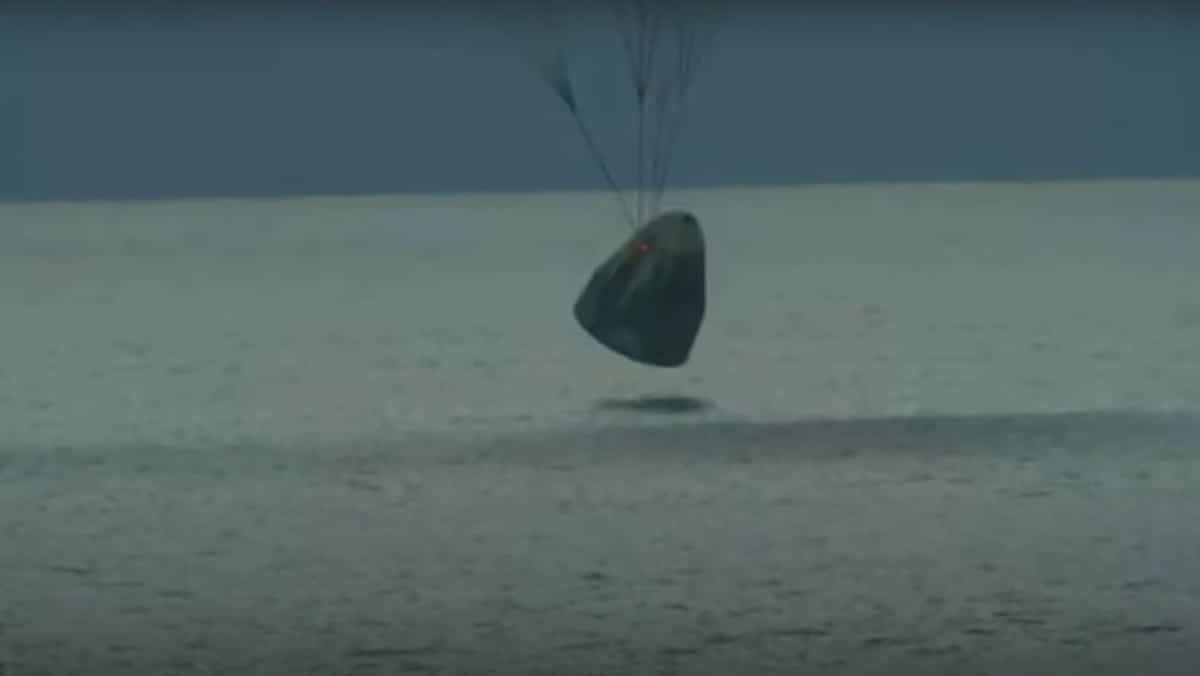 EN IMAGES | Les quatre passagers de SpaceX de retour sur Terre après trois jours dans l'espace