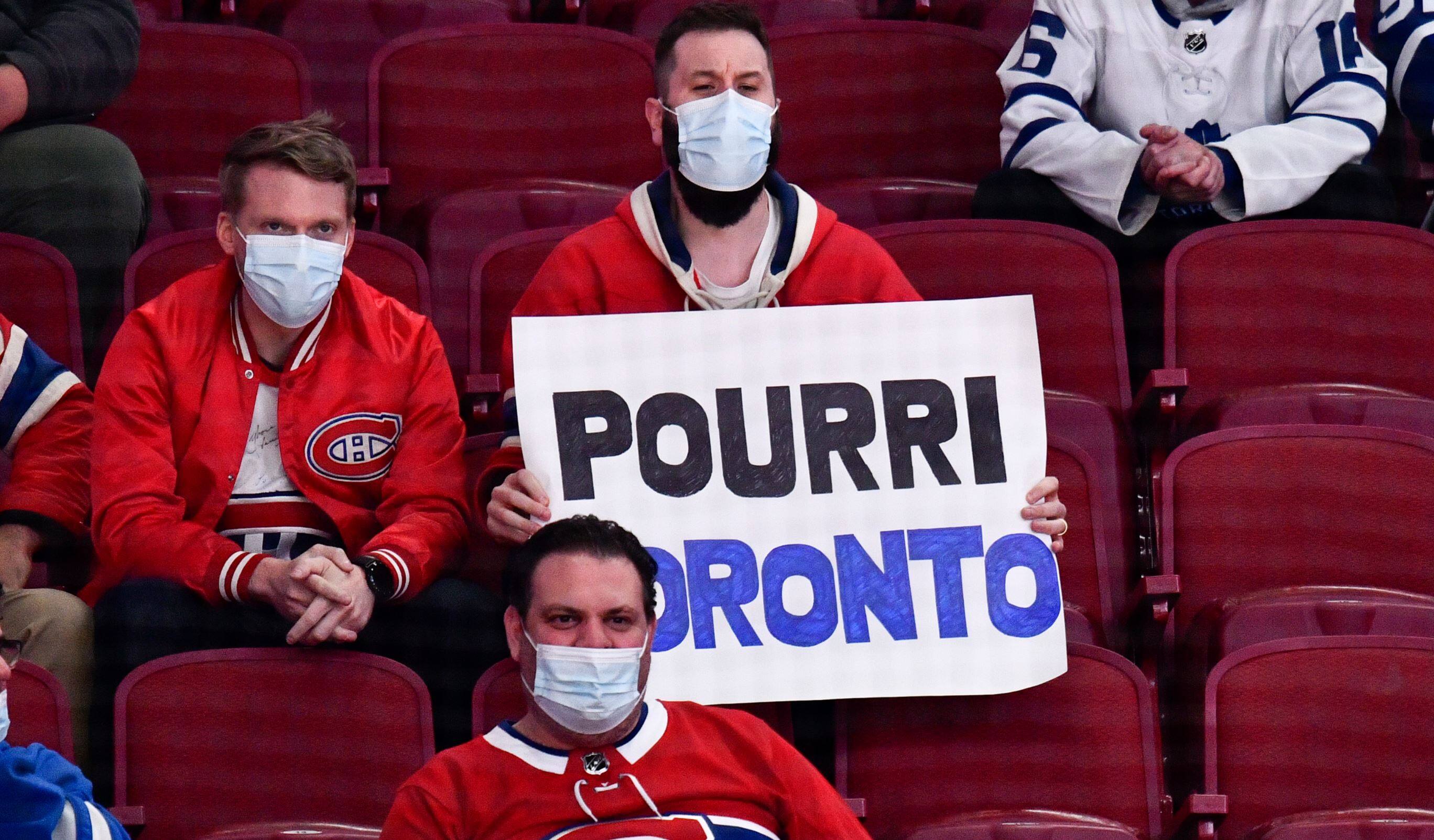 Canadiens - Maple Leafs : les spectateurs de retour