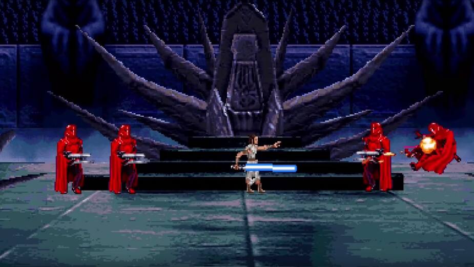 Image principale de l'article Voyez fin de Rise of Skywalker en... 16-bit!