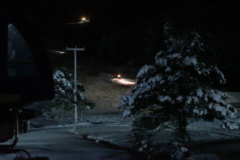 Stoneham Tourist Center was plunged into darkness on Friday evening.