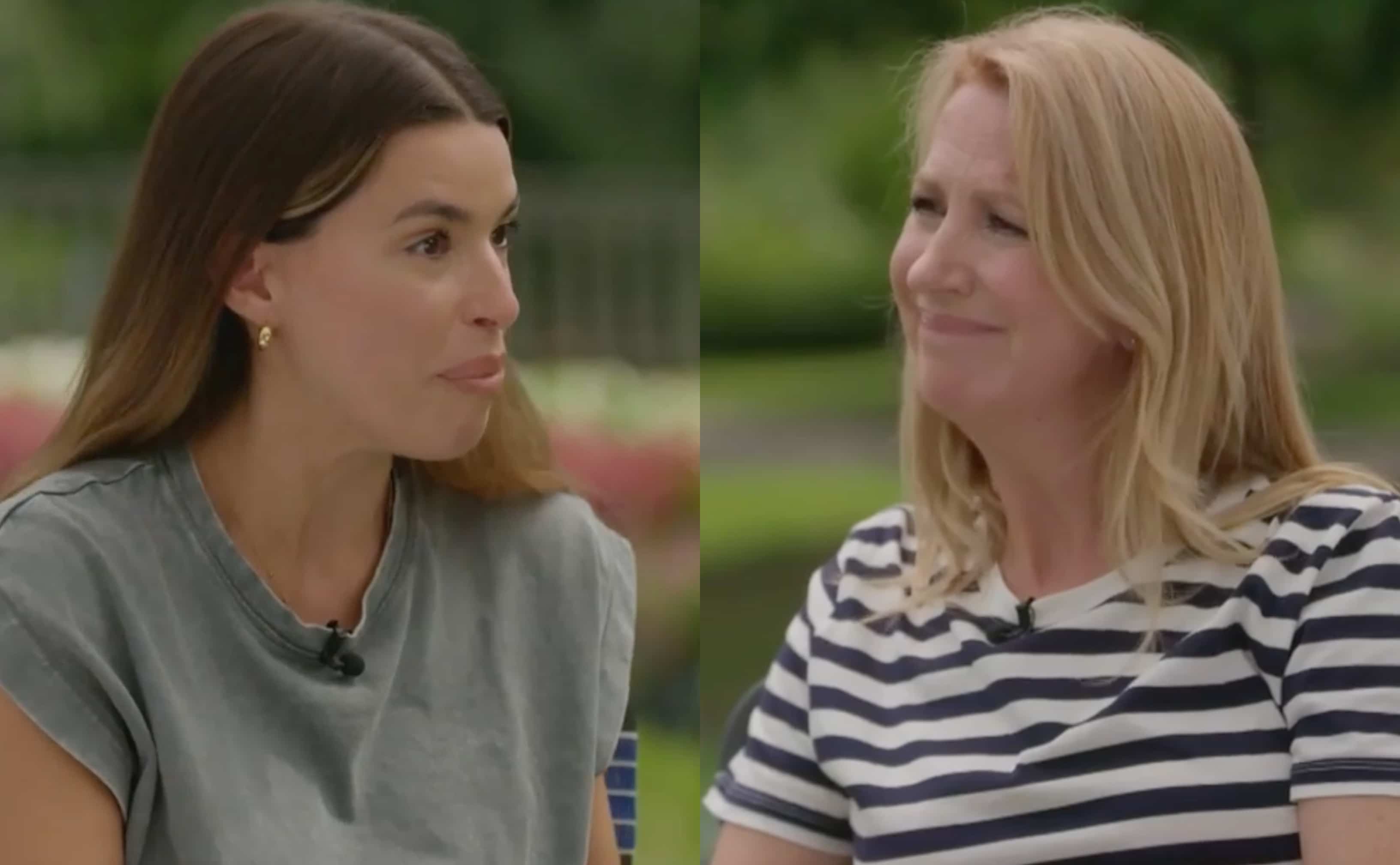 Marilou et Mélanie Maynard en larmes à Sucré salé