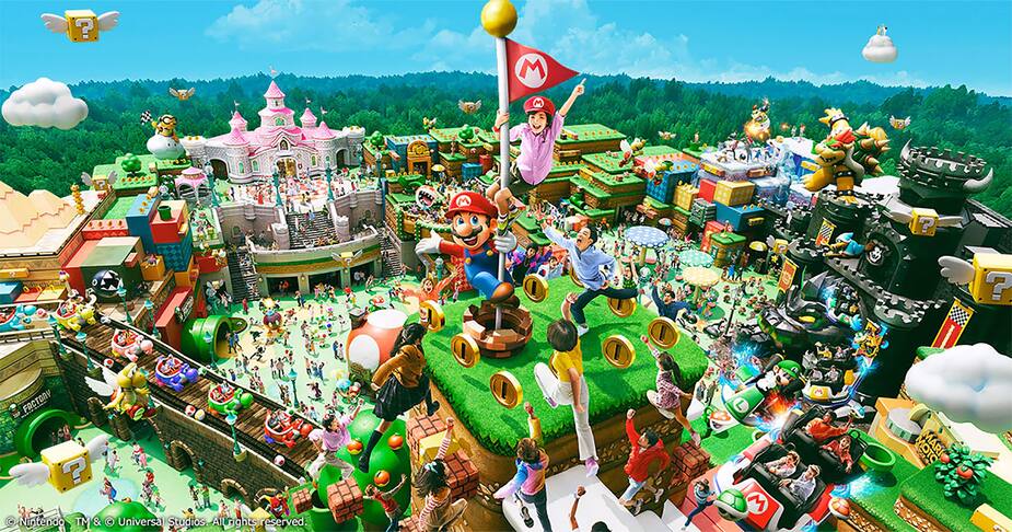 Image principale de l'article Explorez le nouveau parc thématique de Nintendo