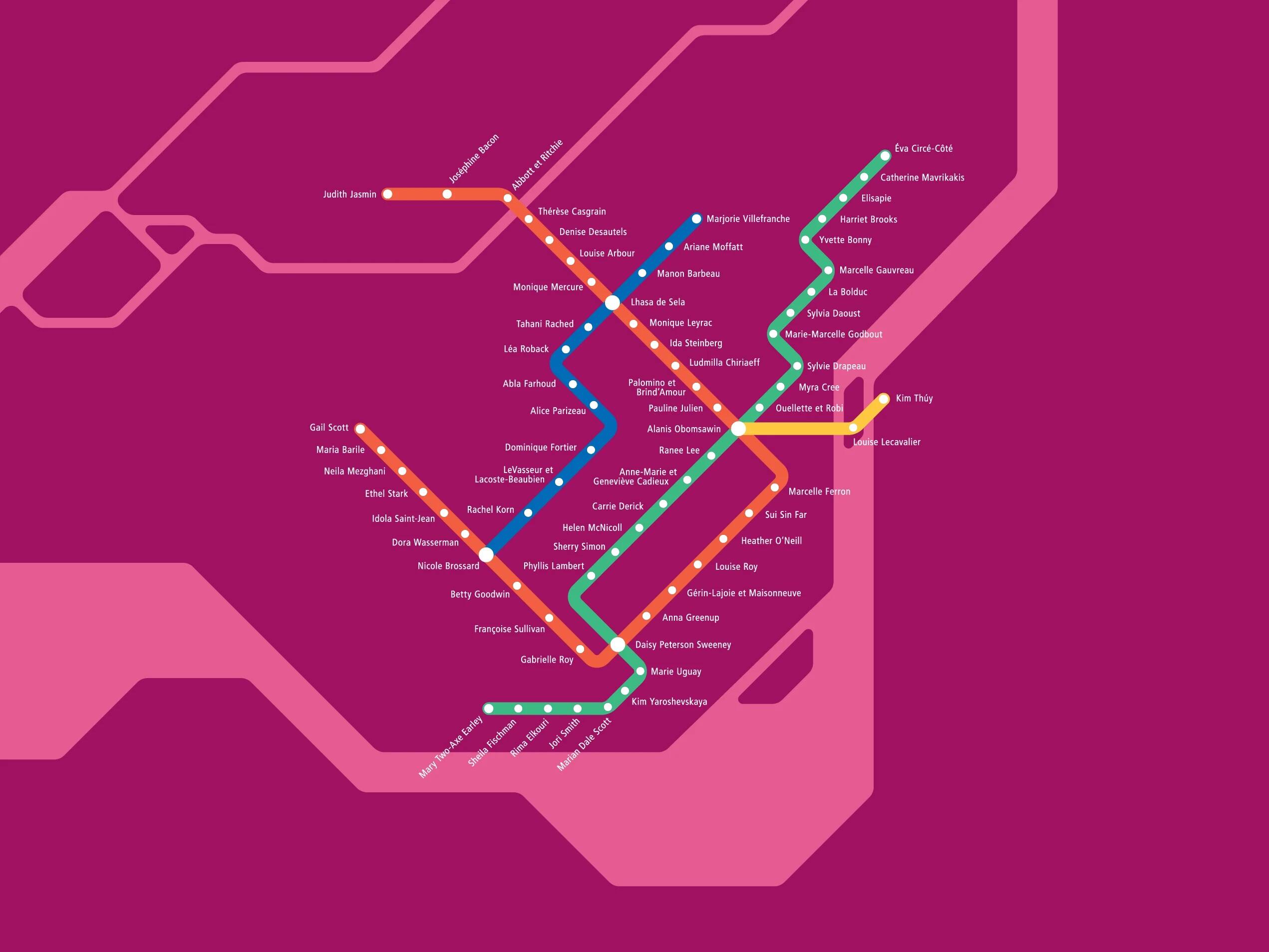Image principale de l'article Les stations renommées en l’honneur de femmes