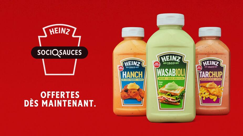 Image principale de l'article Heinz lance trois nouvelles sauces super bizarres