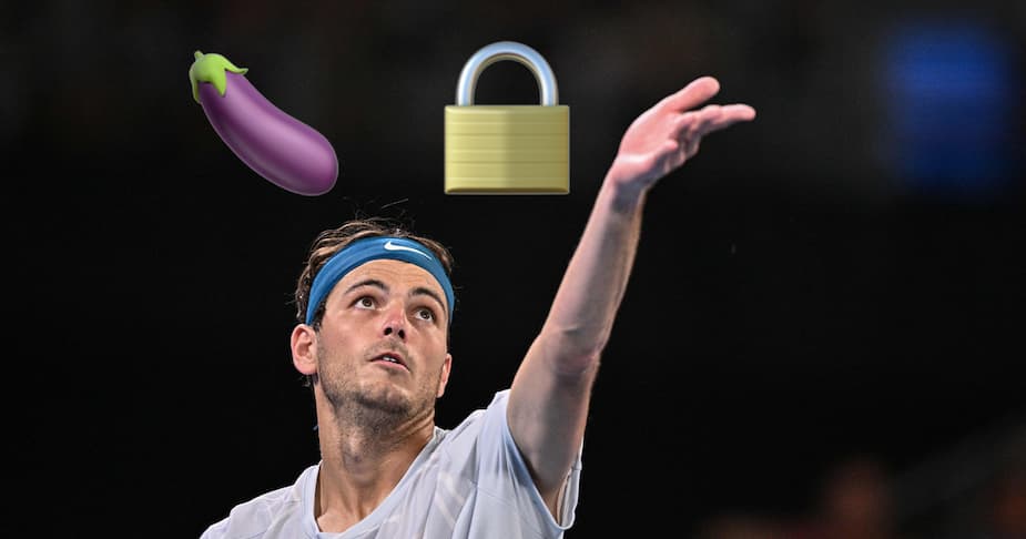 Image principale de l'article Un tennisman dessine involontairement un phallus
