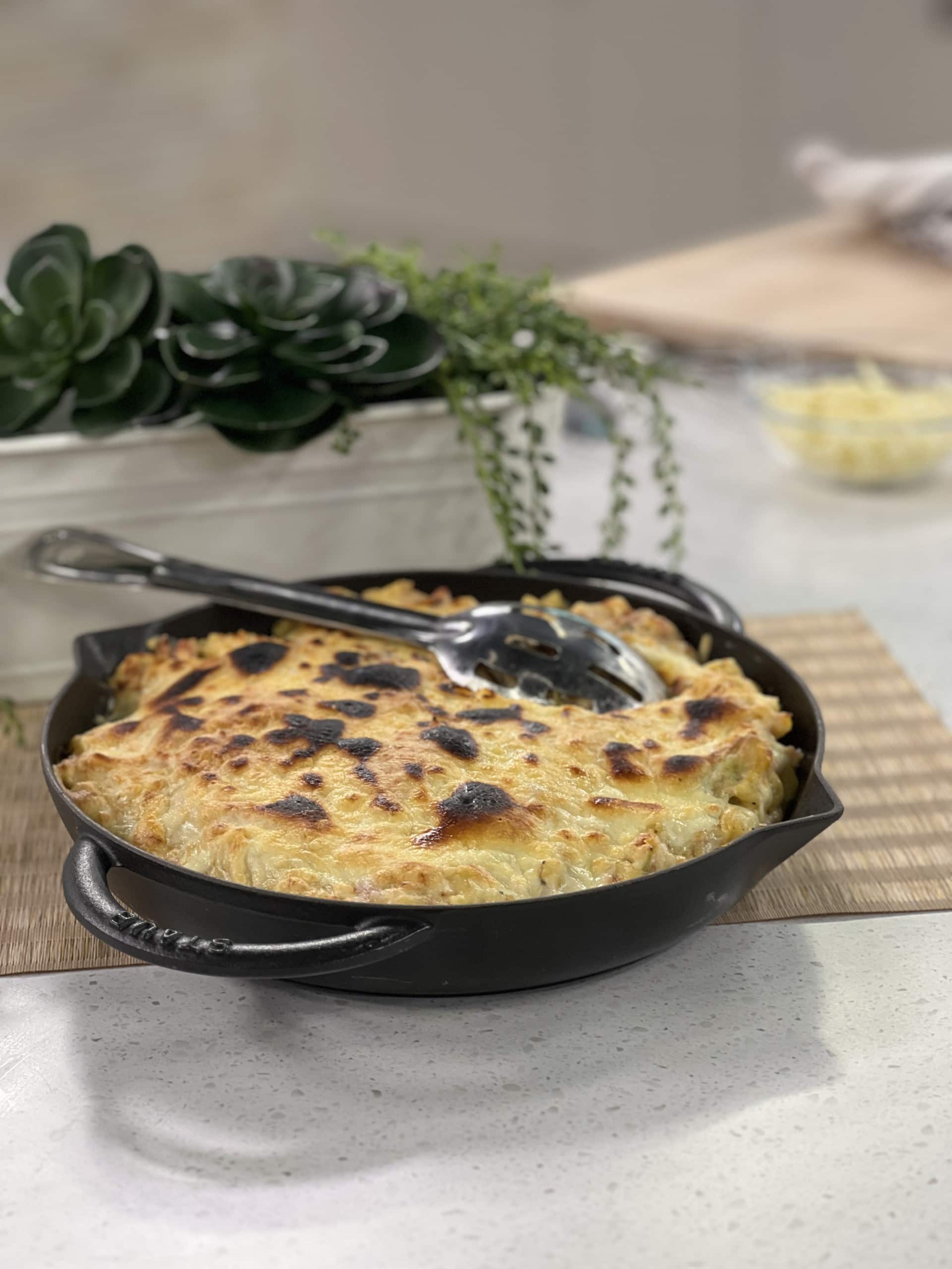 CUISINE | Macaroni au jambon effiloché