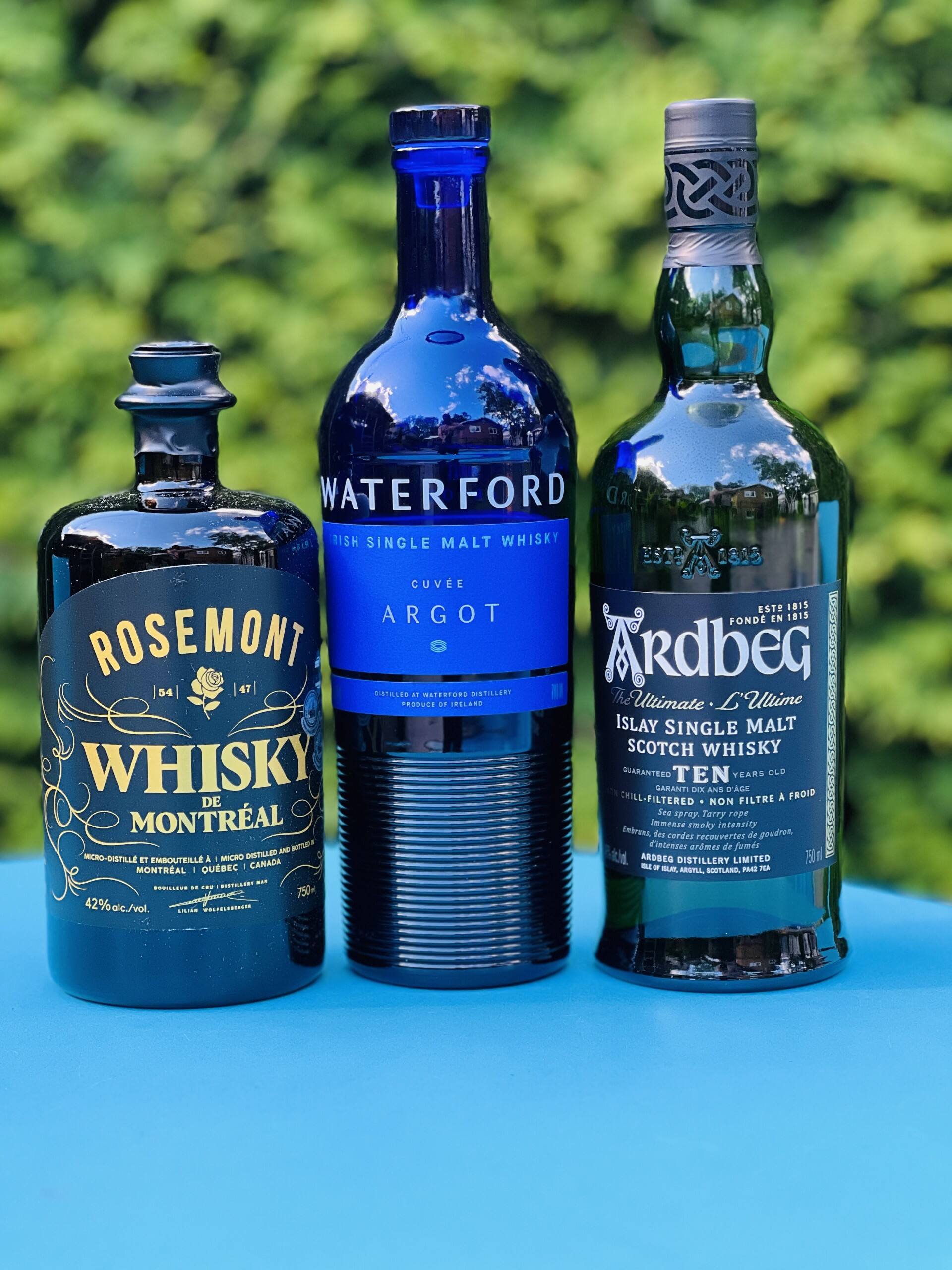 Trois whiskys pour la f&ecirc;te des P&egrave;res