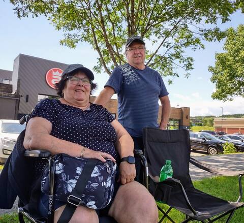 Aline Cloutier and Yves Saucier from Sainte-Anne-de-la-Pérade