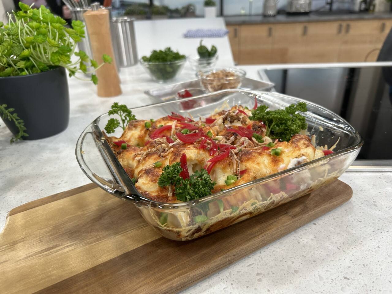 Gratin de chou-fleur au fromage emmental