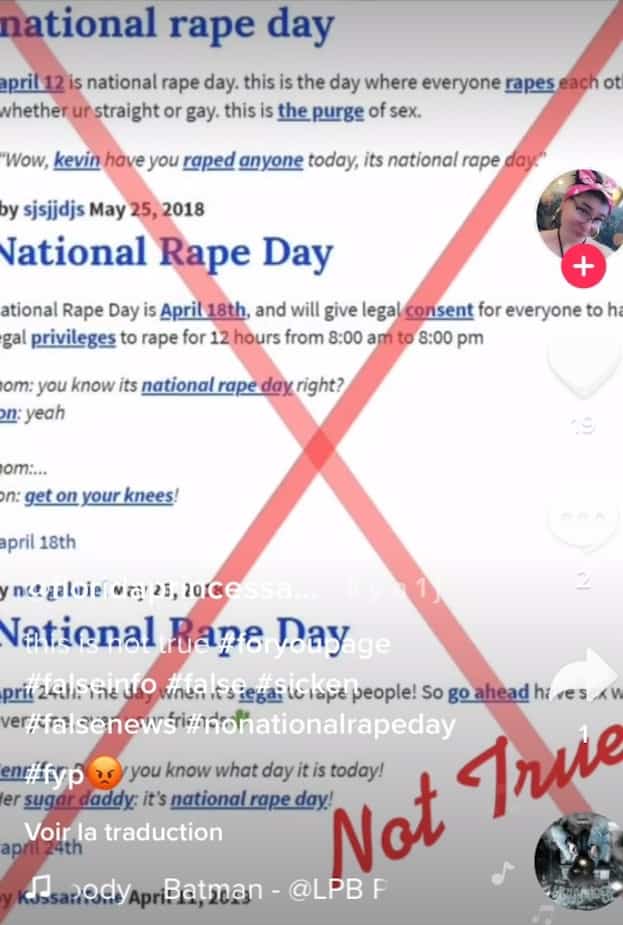 Image principale de l'article Une folle rumeur se répand sur TikTok