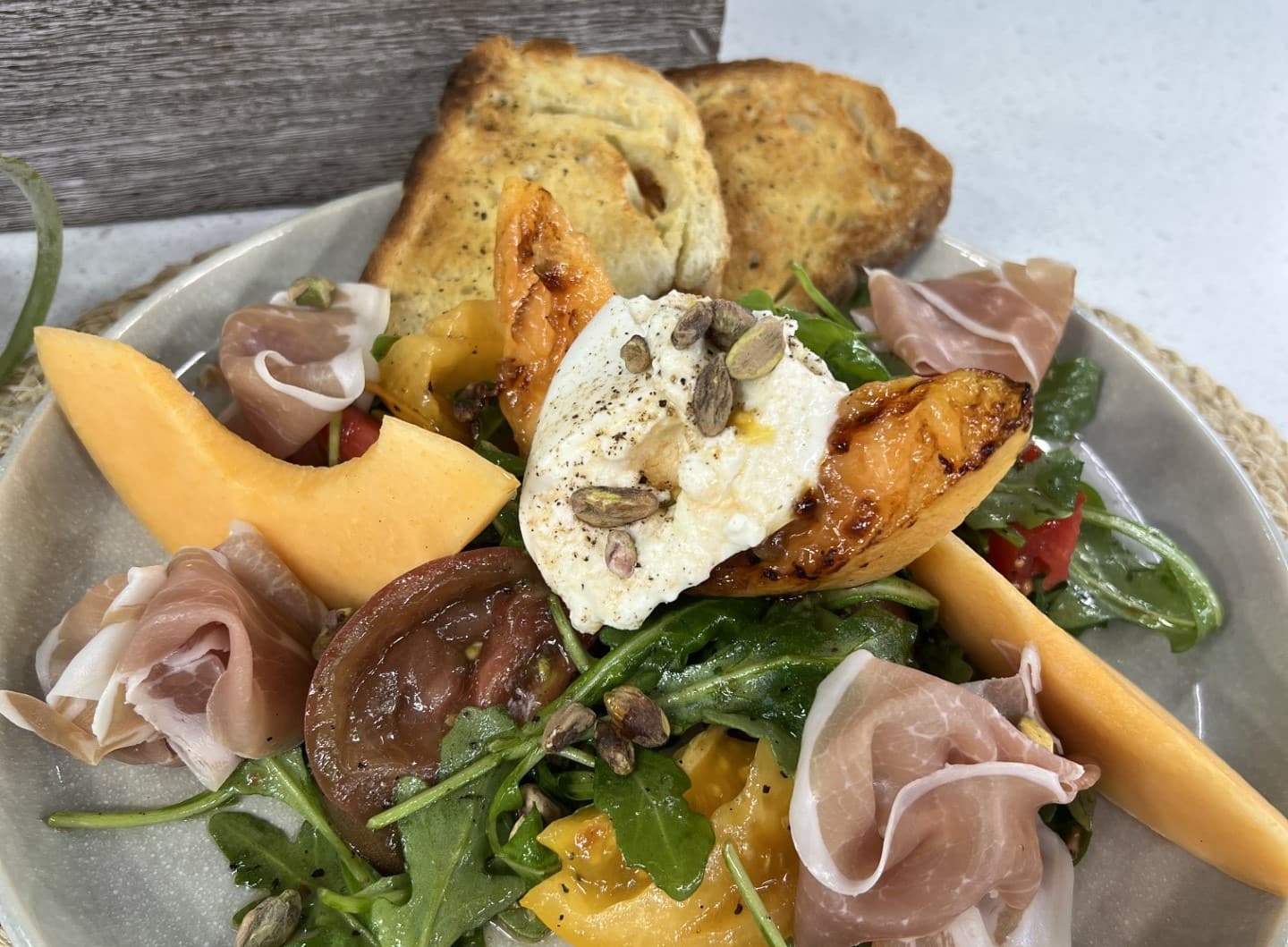 BURRATA MELON GRILLÉ