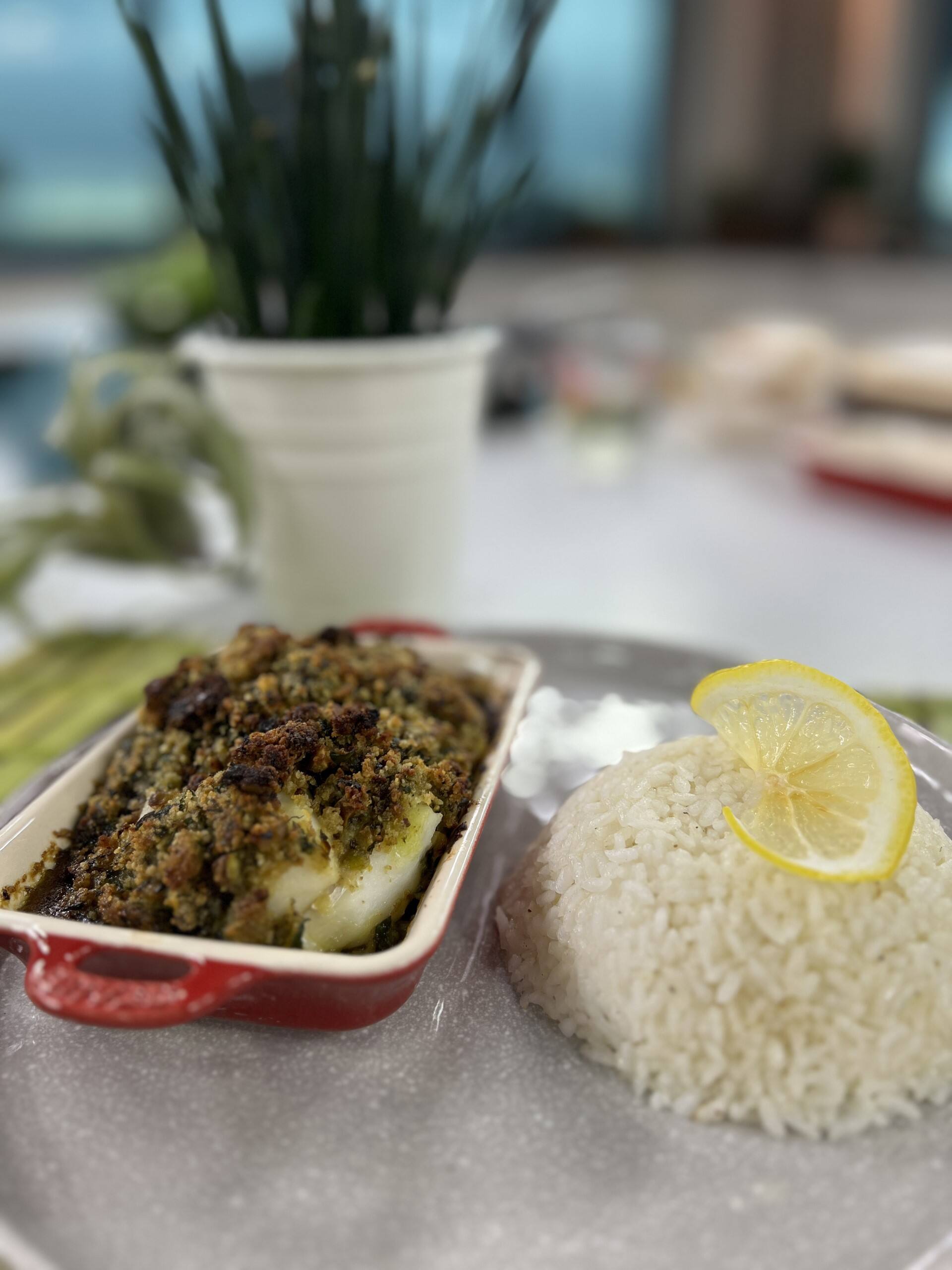 Morue en croûte gourmande