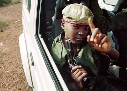 enfants soldats en guerre