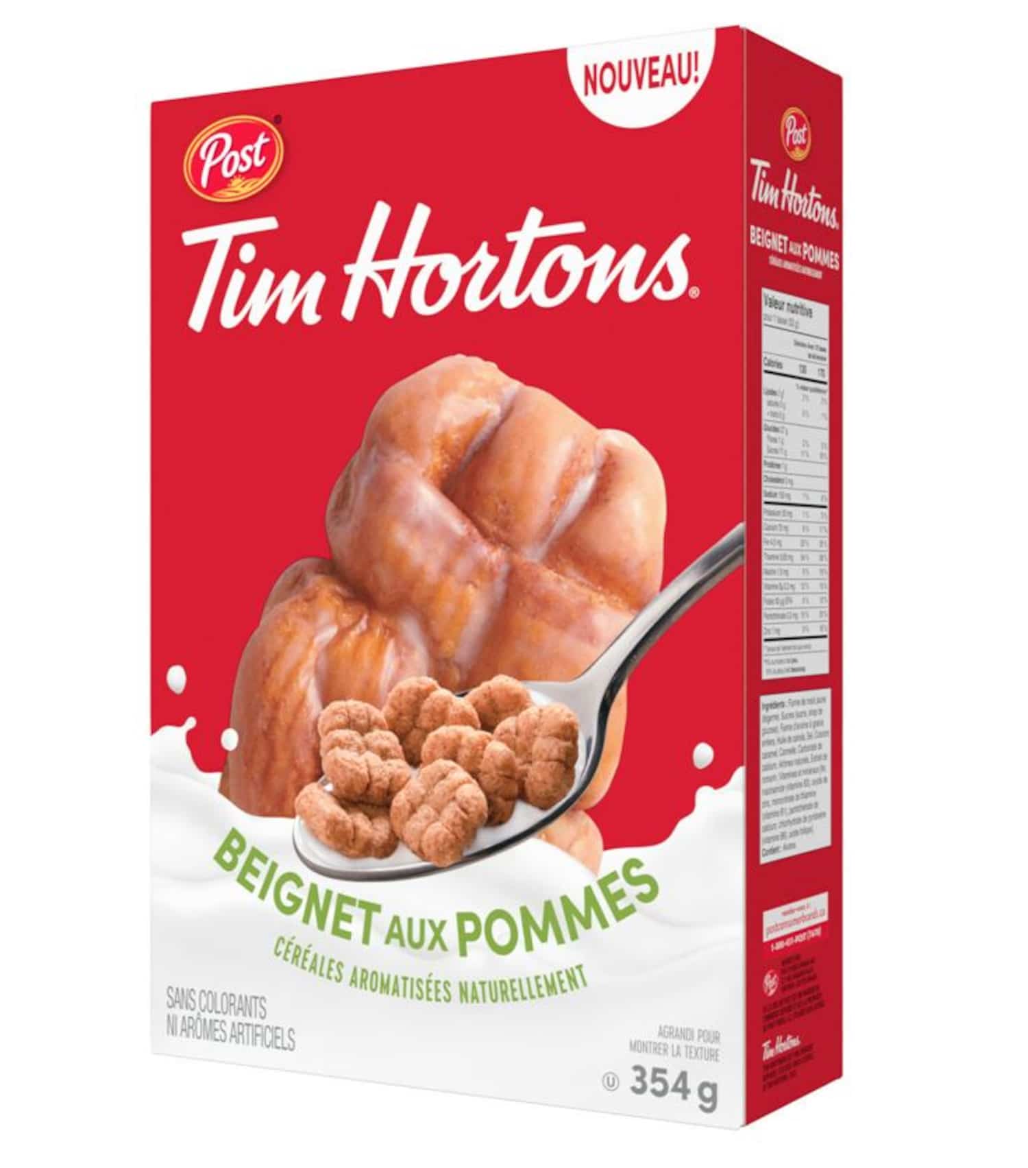 Tim Beigne Roussette Tim Hortons sort des céréales... à saveur de beigne aux pommes! | JDM
