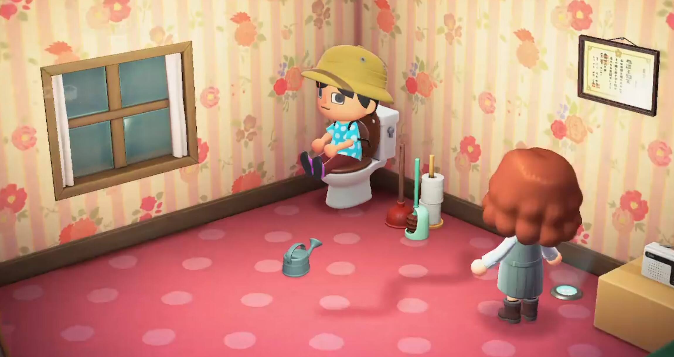 Vous pouvez utiliser la toilette dans Animal Crossing New Horizons